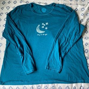 Life is Good L/S tee "Stay out all Night"